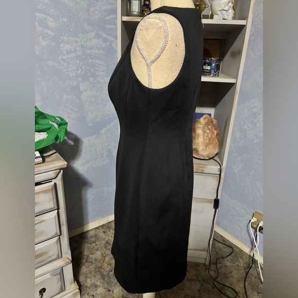 Tommy Hilfiger Classic Black Midi Dress size 6 black tie - Picture 6 of 10